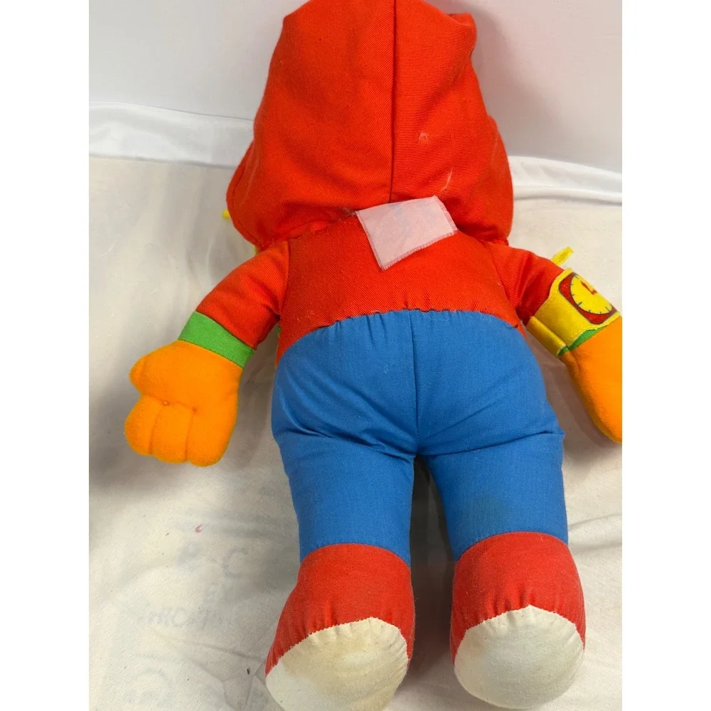 Vintage Sesame Street Dress Me Up Ernie Plush Zipper Button Snap Buckle Toy 15